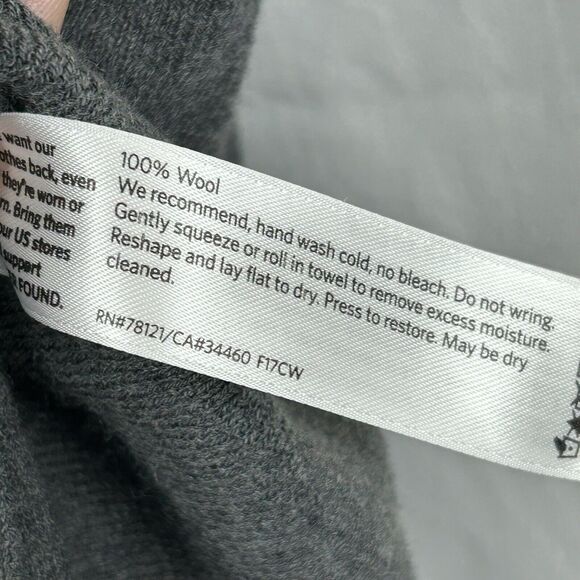 Eileen Fisher Wool Sleeveless Sweater Grey Women's Large Layers - Picture 7 of 8